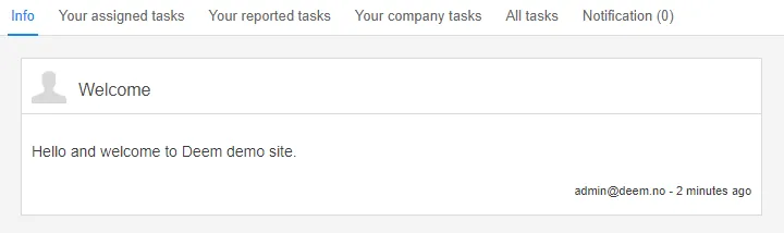 Article on home page