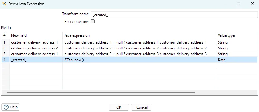 Deem Java Expression