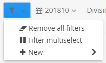 Filter menu