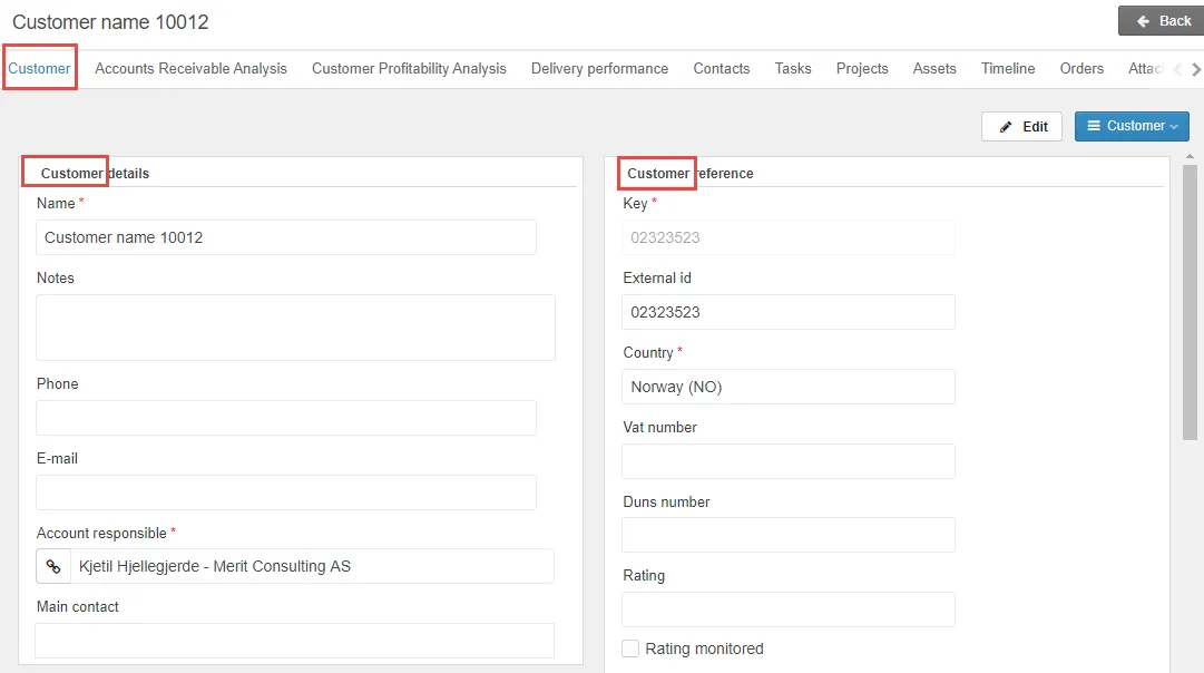 System translation example